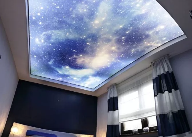 Натяжные потолки Звёздное небо